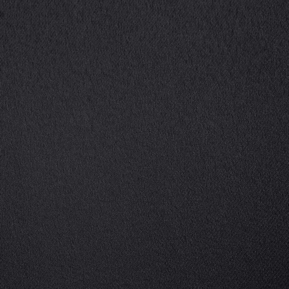 Coal Blackout Rod Pocket Polyester Curtain Panel