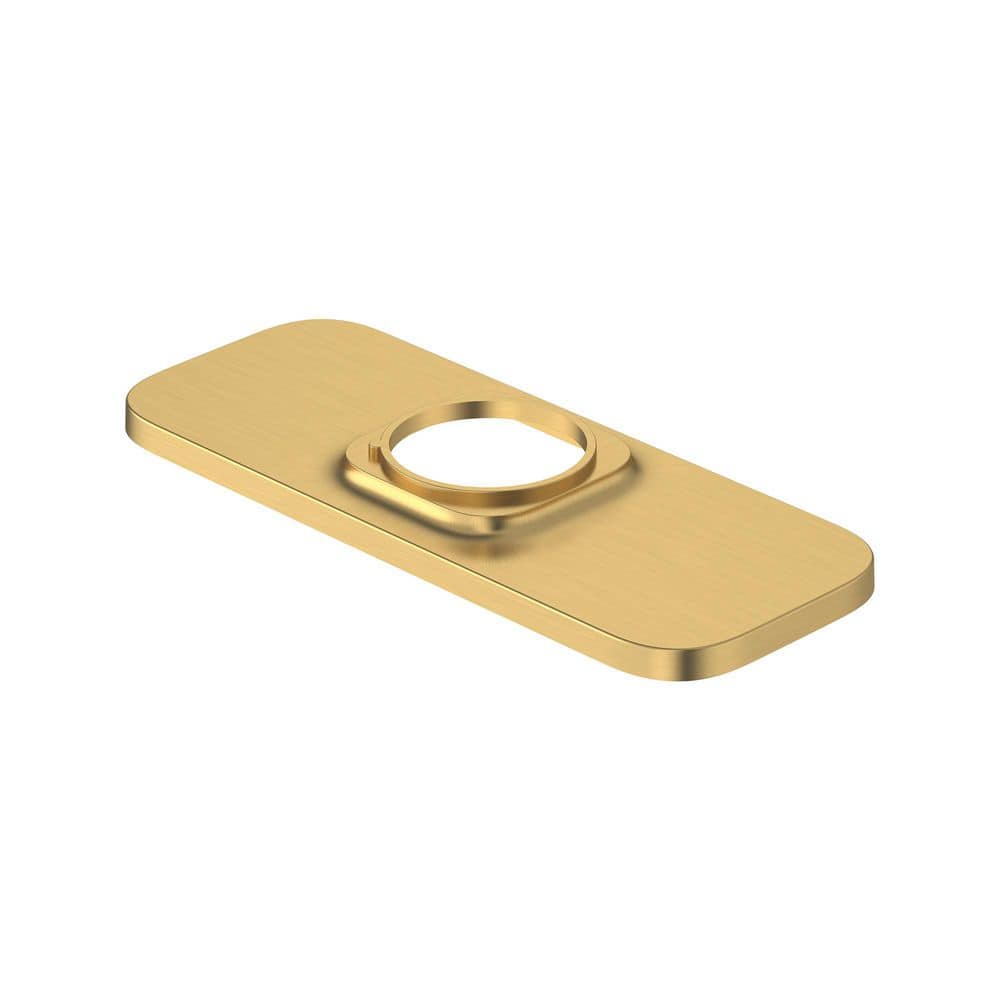 Cubeo Single Hole Metal Escutcheon Plate in Brushed Cool Sunrise (1-Pack) price history on PriceWatchPro