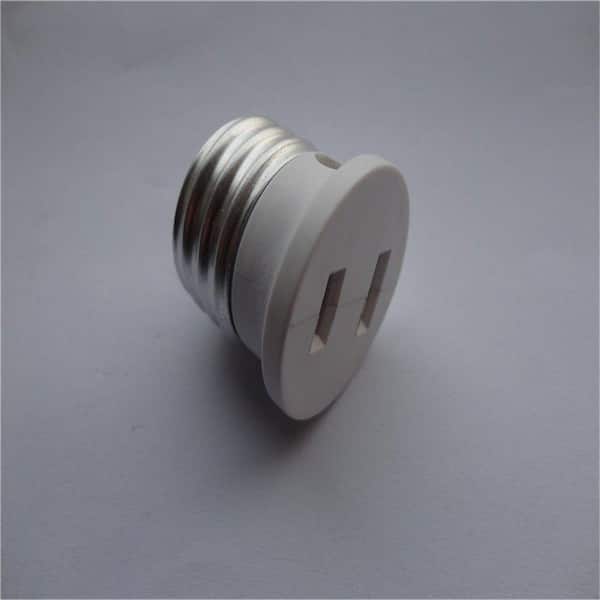Unbranded White Single Lamp to Outlet Adapter 250V