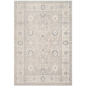 Patina Taupe/Ivory 5 ft. x 8 ft. Border Area Rug