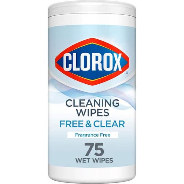 Clorox 75-Count Free & Clear Compostable All-Purpose Cleaning Wipes