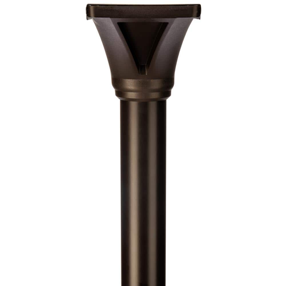 Rubbed Bronze Decorative In-Ground Mailbox Post