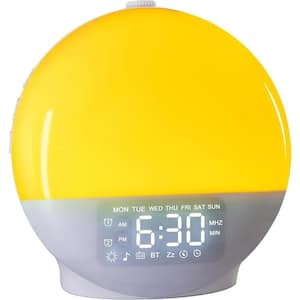 Wake Up Alarm Clocks for Bedrooms, Alarm Clock Wake Up Light for Kids Gift, Sunrise Simulation, Bluetooth and FM Radio