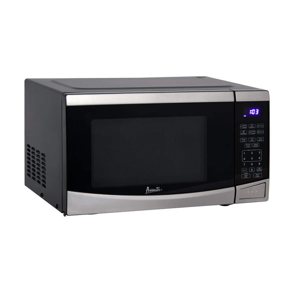 Compact Stainless Steel Digital Microwave Oven for RV, 0.9 cu. ft.
