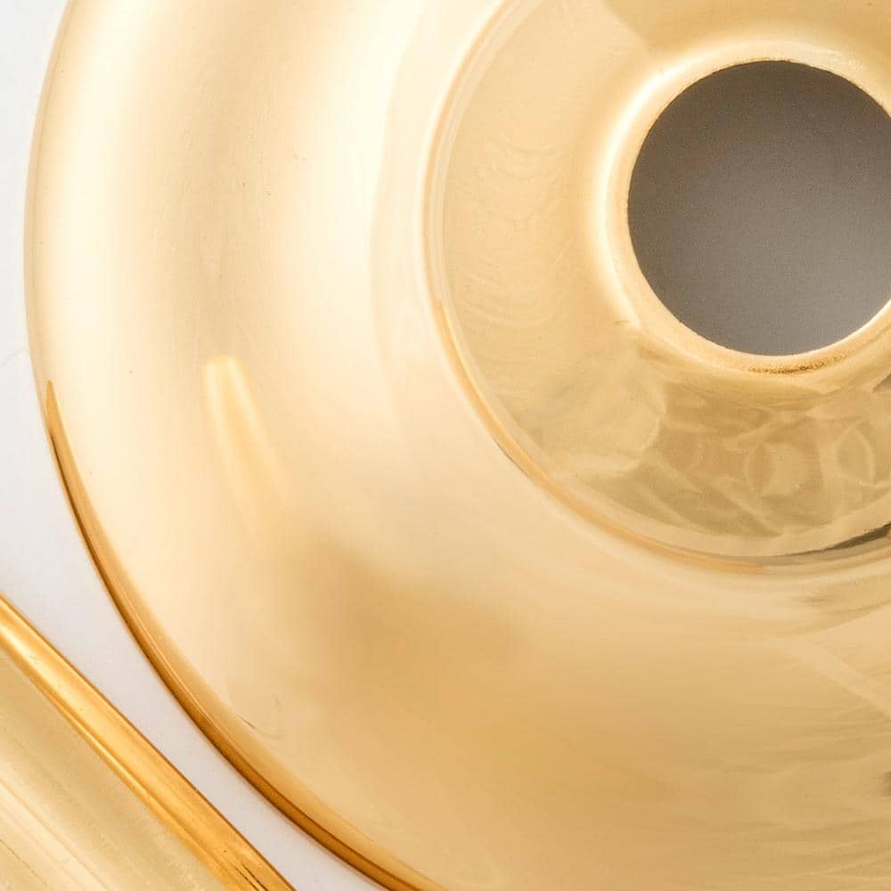 Maria Theresa Gold 5-Light Crystal Semi-Flush Mount