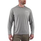 Men's Large Gray Performance Long Sleeved Hoodie