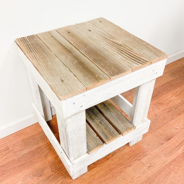 Del Hutson Designs Natural White, Reclaimed Wood Table Ideas