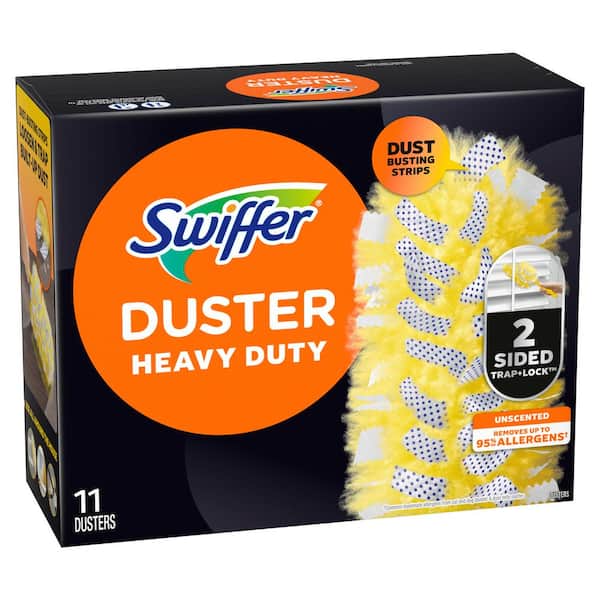 Swiffer Heavy-Duty Unscented Multi-Surface Microfiber Duster Refills (11-Count, 6 Pack)