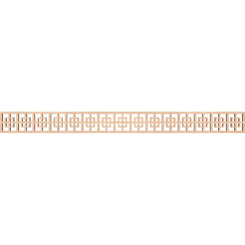 Ekena Millwork Cambridge Fretwork 0.375 in. D x 46.375 in. W x 4 in. L