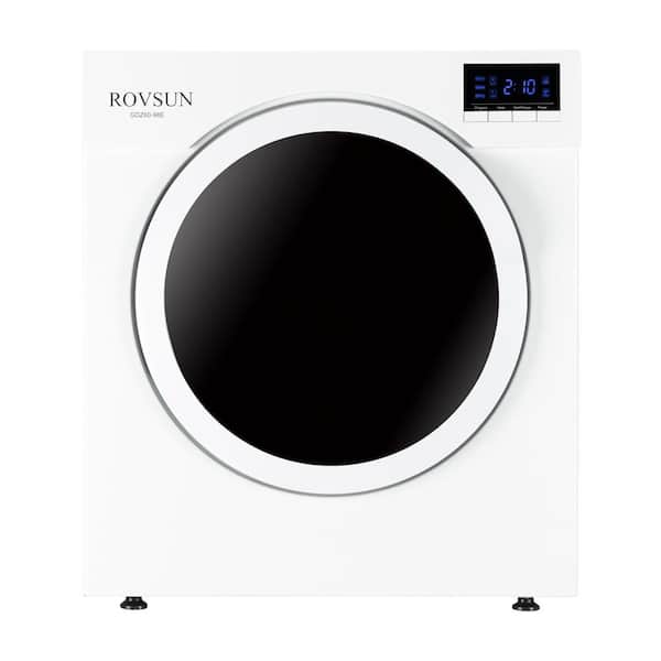 Karl home 3.5 cu. ft. White Electric Dryer with LED Display