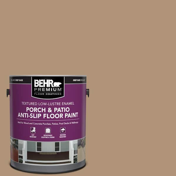 BEHR PREMIUM 1 gal. #HDC-NT-22 Nomadic Textured Low-Lustre Enamel Interior/Exterior Porch and Patio Anti-Slip Floor Paint