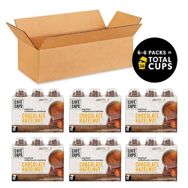 CAFE CAPS Chocolate Hazelnut Coffee w 