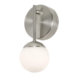 Pearl 1 Satin Nickel LED Wall Sconce