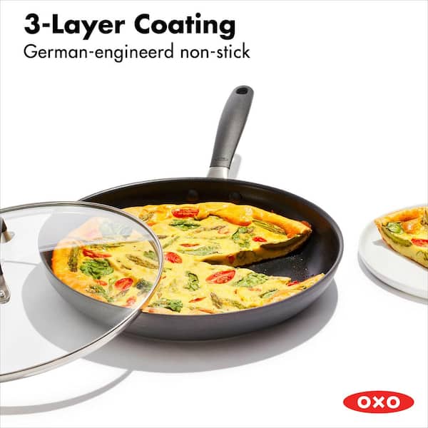  OXO Good Grips 12 Frying Pan Skillet, 3-Layered