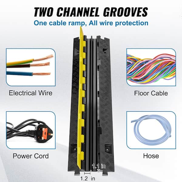 3-Channel Guardian Cable Protector for 2.5 Diameter Cables