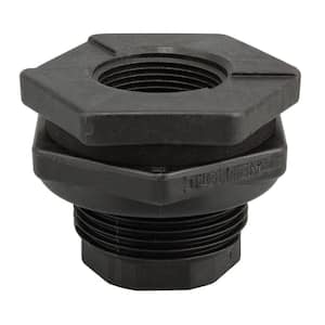 1-1/4 in. FIP x MIP Barrel Bulkhead Union with EPDM Washer Fitting