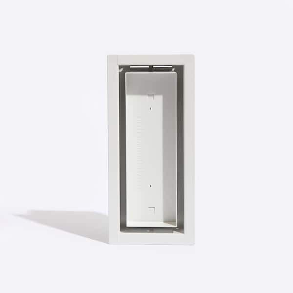 Framed OG Floor Vent Luxe 4 in. W. x 10 in. - White