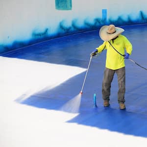 1 Gal. White Maximum-Stretch Rubber and Acrylic Reflective Roof Coating