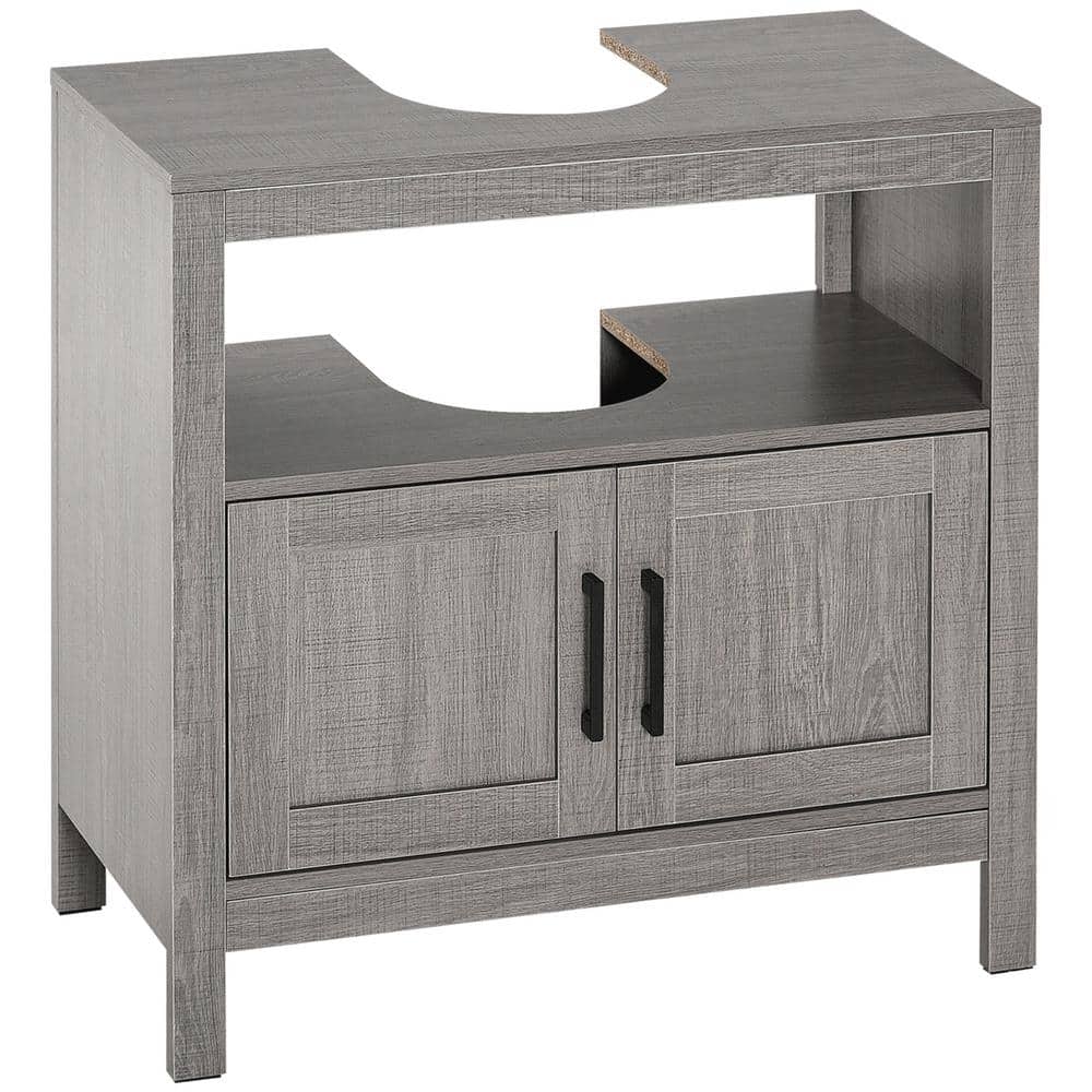 23.50 in. W x 11.75 in. D x 23.50 in. H Bathroom Storage Wall Cabinet in Gr