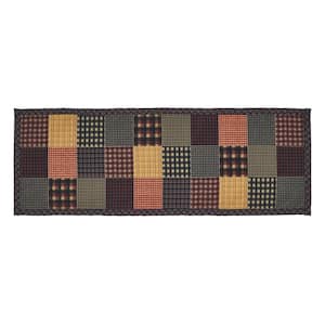 Heritage Farms 12 in. W x 36 in. L Multi Printed Patchwork Cotton Blend Table Runner