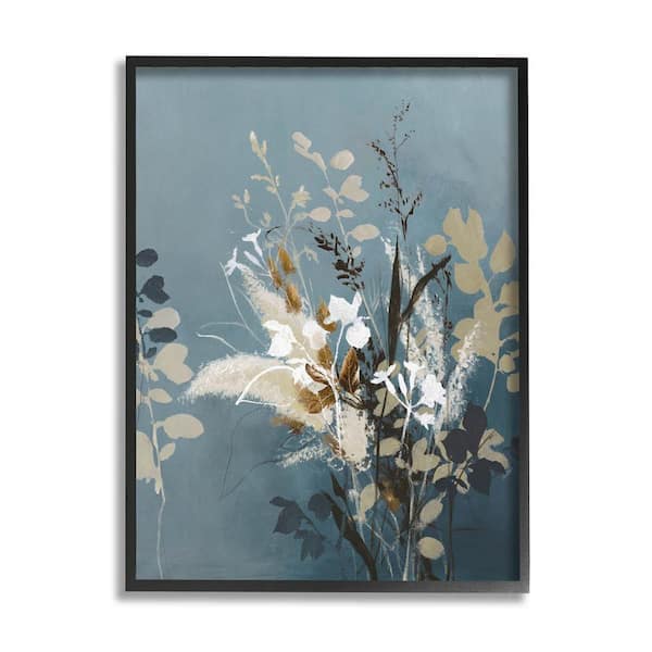 The Stupell Home Decor Collection Botanical Sprigs Modern Arrangement Design by Design Fabrikken Framed Nature Art Print 14 in. x 11 in.