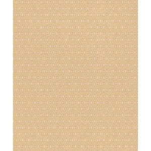 Aztek Motif Wallpaper Yellow Paper Strippable Roll (Covers 57 sq. ft.)
