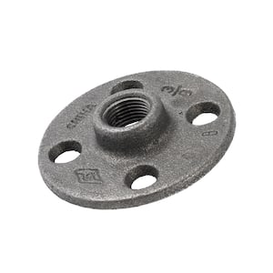 3/8 in. Black Malleable Iron Floor Flange Fitting