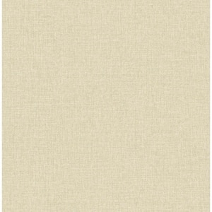 Eunice Linen Multi-Colored Non Pasted Non Woven Wallpaper Sample