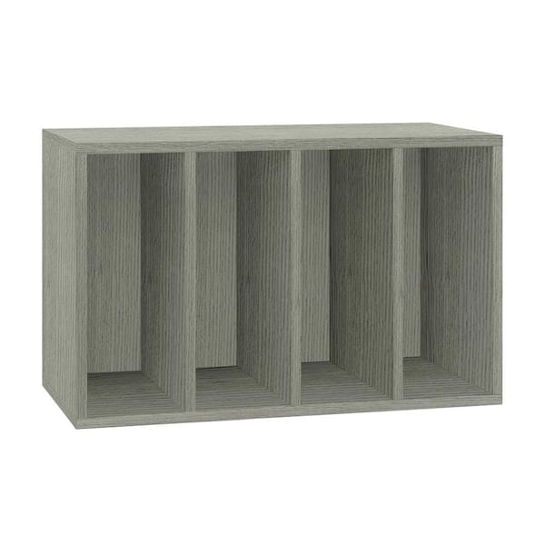Way Basics 20 in. x 32 in. x 16 in. Gray Recycled Paperboard Closet Drawer Organizer