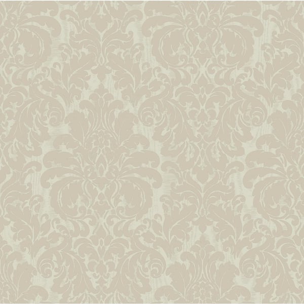 Sirpi Betina Cream Damask Wallpaper Sample