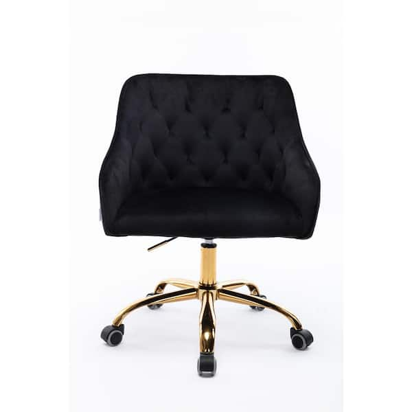 black velvet shell chair