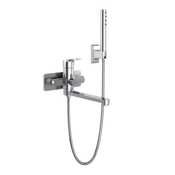 PULSE Showerspas Niagara Wall Mounted Tub Filler in Chrome