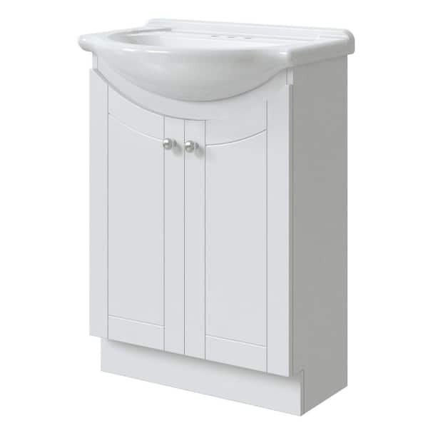 Glacier Bay Highmont 24 In W X 17 1 8, Bathroom Vanity And Sink Combo 24 Inch