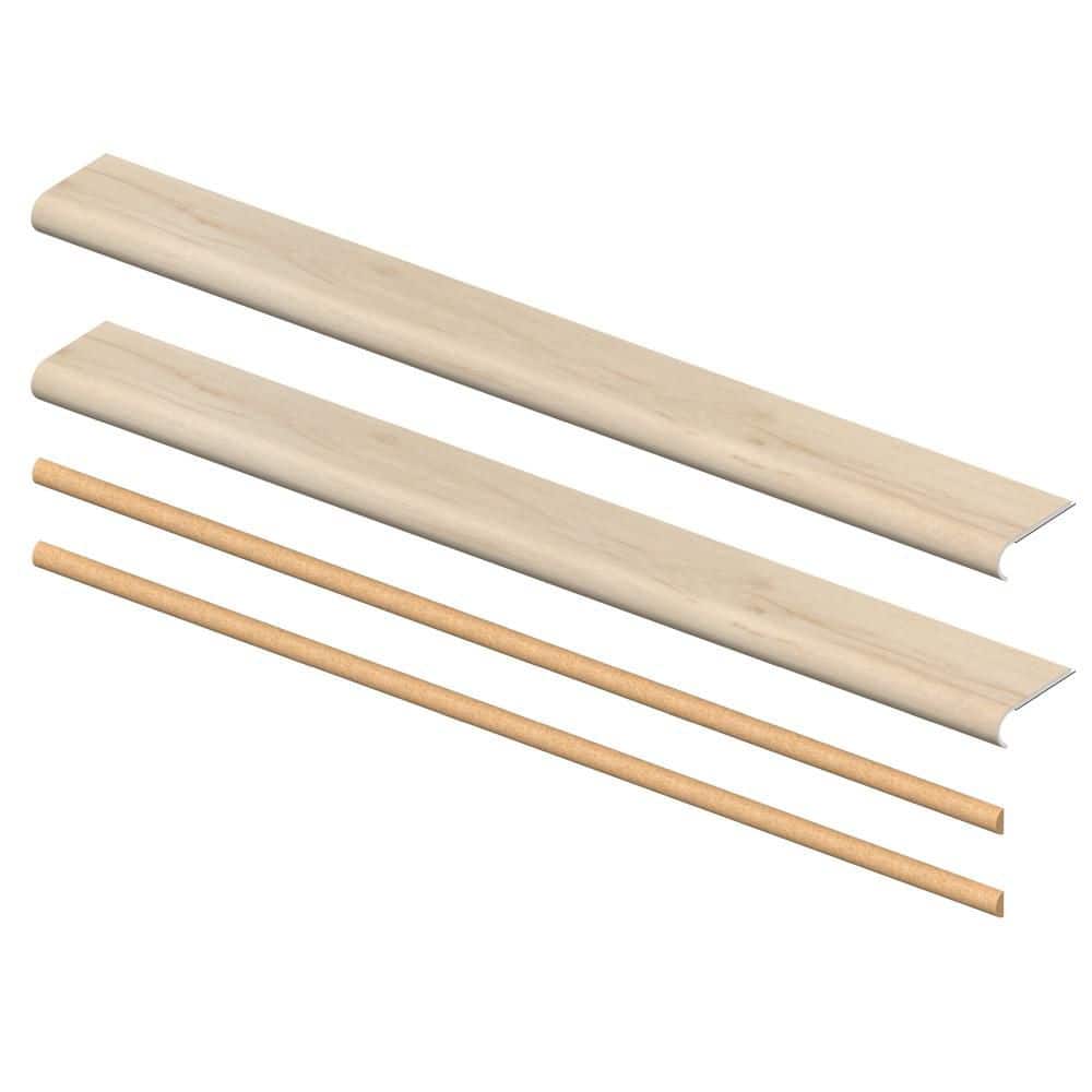 Vesinet 6.5 mm x 46 in. x 5 in. Exact Match Round Nose Open Stair Return/Landing Kit (2-Pack) price history on PriceWatchPro