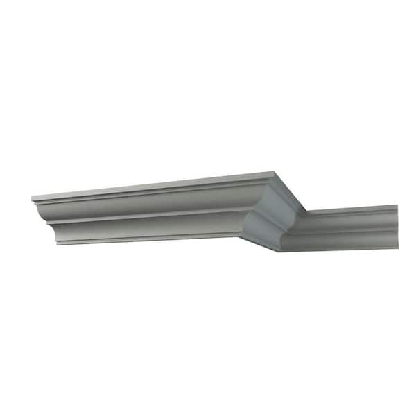 Ekena Millwork Isabel 2.375 in. D x 2.375 in. W x 12 in. L Polyurethane Crown Moulding Sample