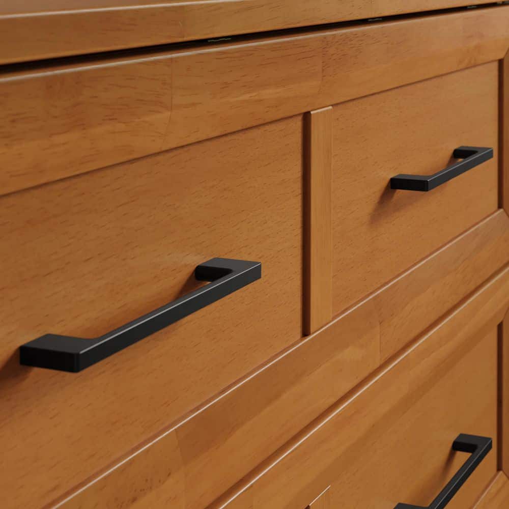 Santa Fe Light Toffee Twin Wood Murphy Bed Chest with Mattress and Charger