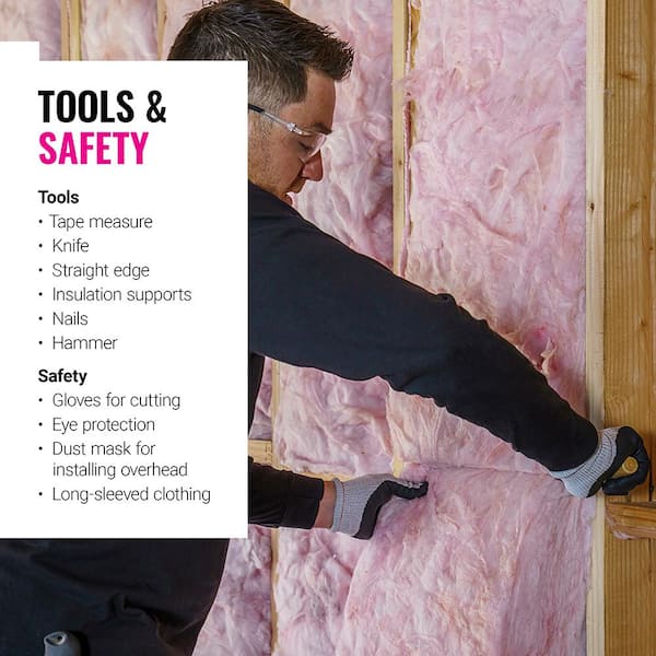 Owens Corning R-19 Un-Faced Fiberglass Insulation Batts 6.5 in. x 19.25 in. x 48 in.
