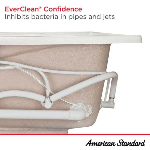 American Standard EverClean 77 in. Acrylic Corner Drop-in