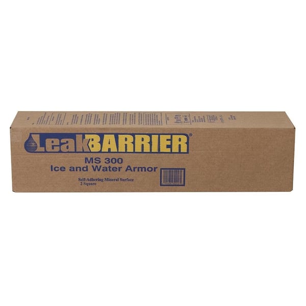 Leakbarrier MS-300 36 in. x 66 ft. Ice and Water Armor Underlayment  LB742161 - The Home Depot