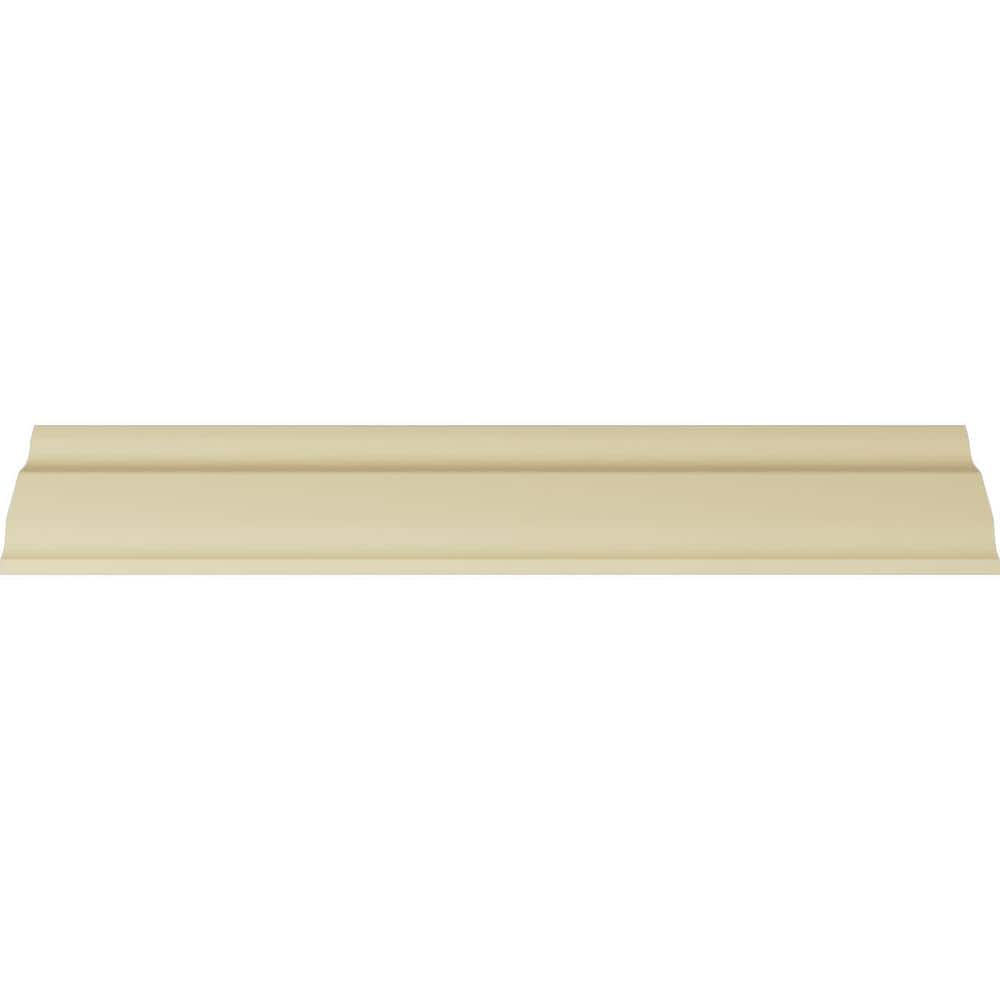 Traditional White Polyurethane Crown Moulding 94.5"