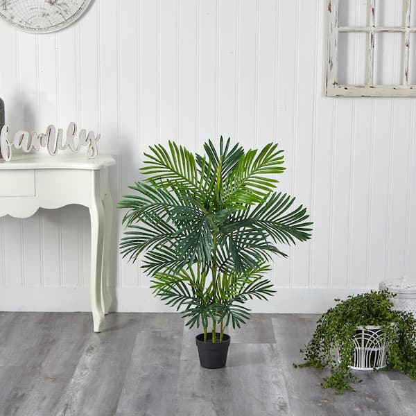 Nearly Natural 40 in. Artificial Areca Palm Tree UV Resistant (Indoor/Outdoor)