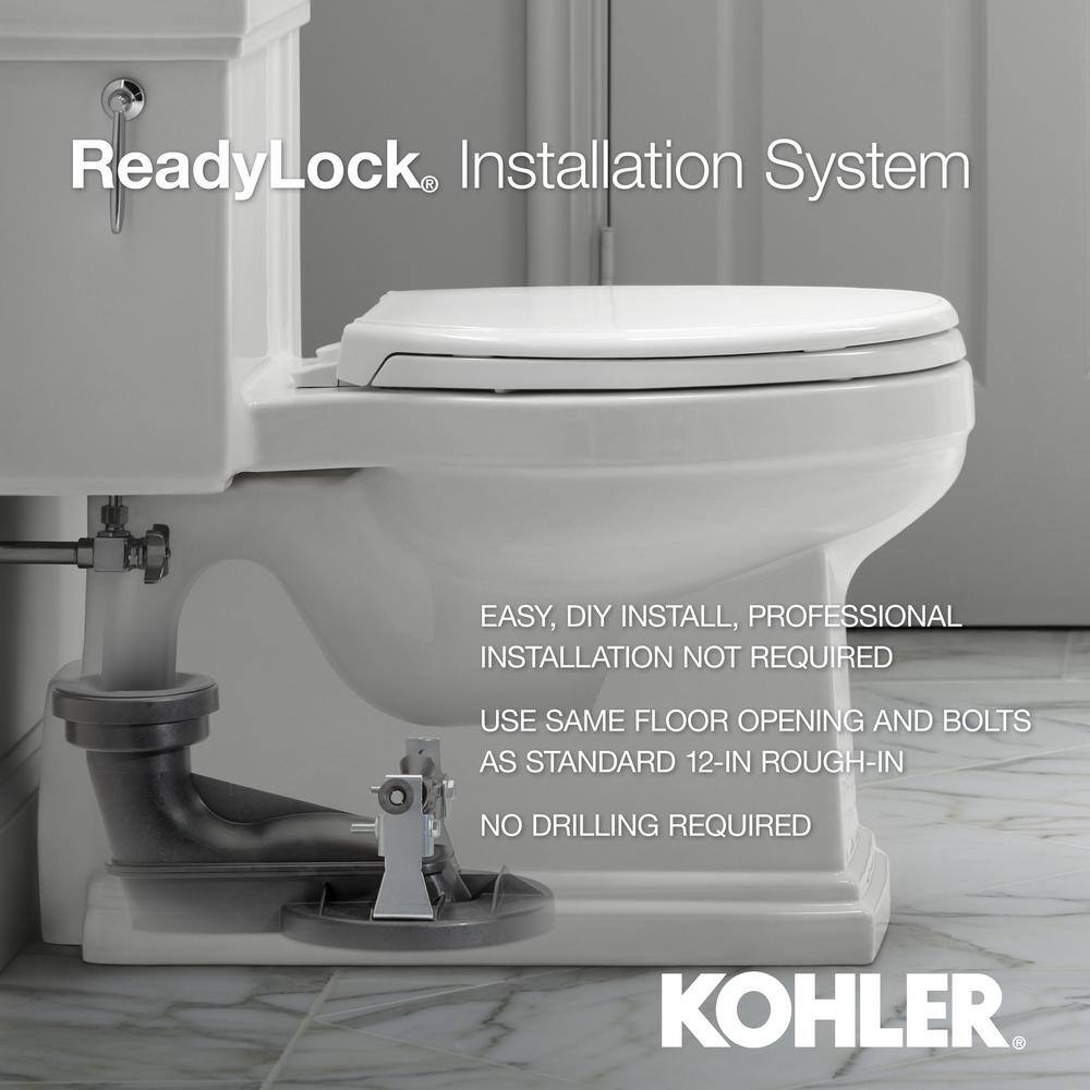 White High Efficiency Elongated Two-Piece Toilet