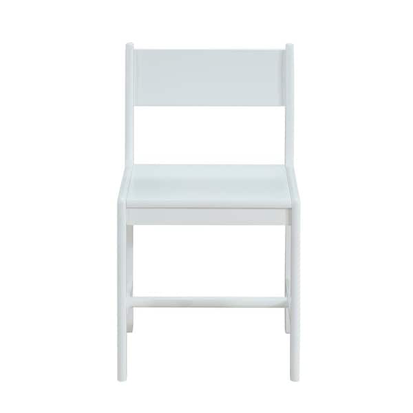 Acme Furniture Ragna White Solid Wood Side Chair