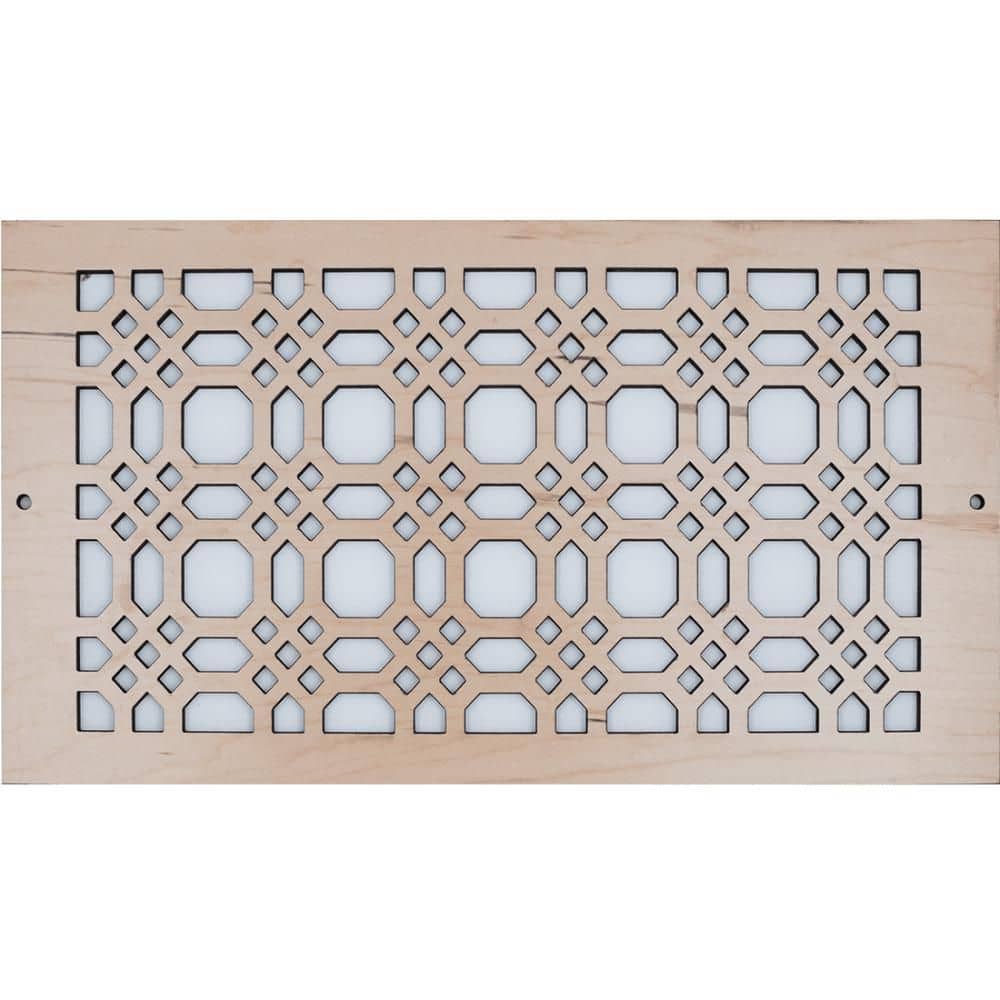 Gemstone Wood Air Register (8 in. x 12 in.)-Screw-in Wall and Ceiling Vent Cover-Decorative Wooden HVAC Grille price history on PriceWatchPro
