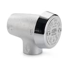 1/2 in Dia Bronze Atmospheric Vacuum Breaker with Rough Chrome Plate Finish
