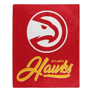 NBA Hawks Signature Raschel Multi-Colored Throw Blanket