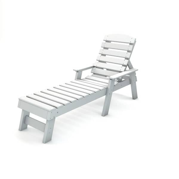 Frog Furnishings Pensacola Chaise Lounge Chair - White