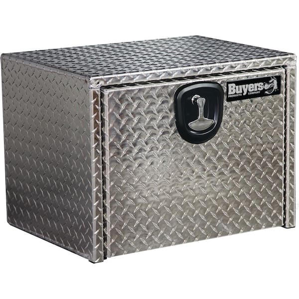 Buyers Products Company 24 in. x 24 in. x 24 in. Diamond Plate Tread  Aluminum Underbody Truck Tool Box 1705130 - The Home Depot