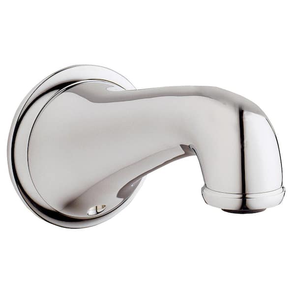 GROHE Seabury Wall Mount Tub Spout in Starlight Chrome