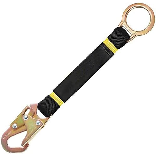 KIWDZFU 18 D-Ring Extender Fall Protection Lanyard System with Snap Hook Connector ANSI Compliant Safety Harness